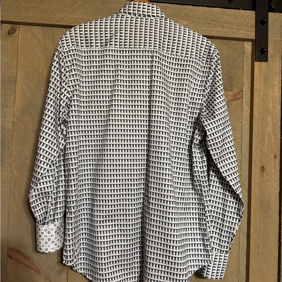 Robert Graham The Francis Cool Minaret checks effect long sleeve shirt Size Med. - Picture 8 of 16
